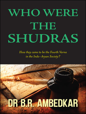 cover image of Who Were the Shudras